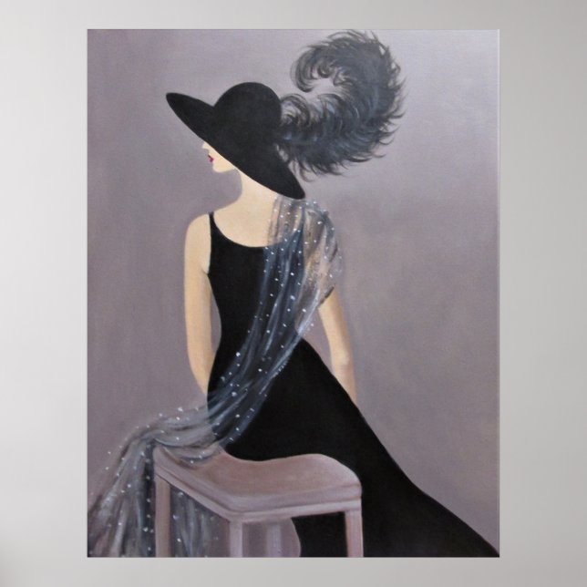 A VINTAGE FASHION MODEL POSTER (Front)