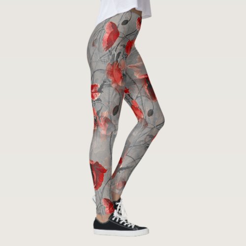 A Vintage Floral Reverie Leggings