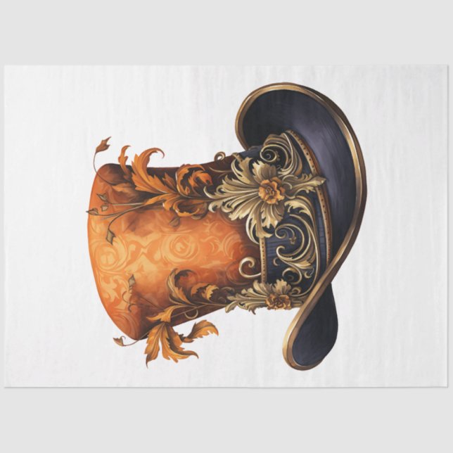 A Vintage Halloween Design Collection 15 Tissue Paper (Front)