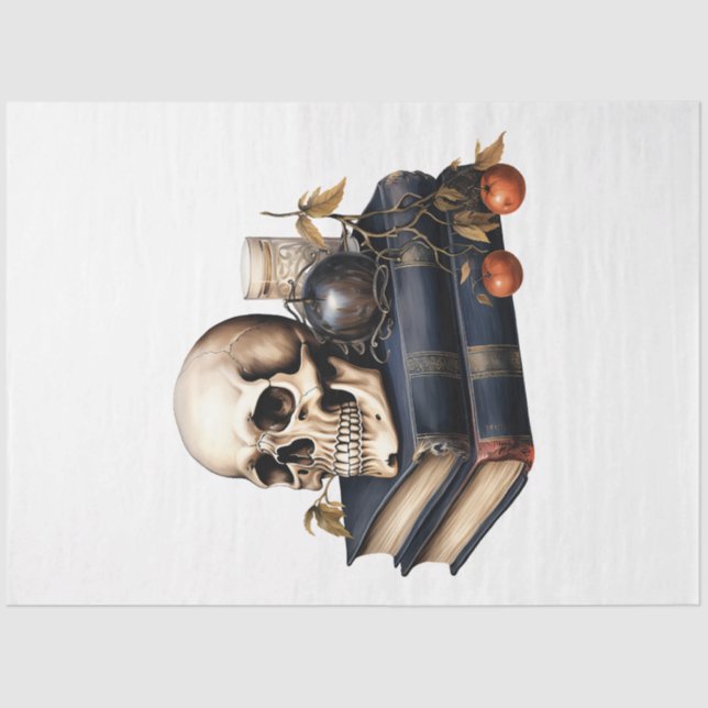 A Vintage Halloween Design Collection 18 Tissue Paper (Front)