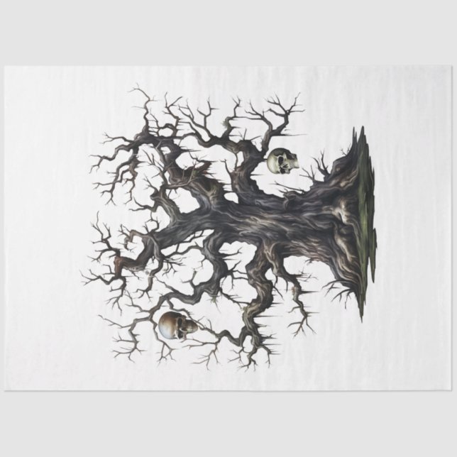 A Vintage Halloween Design Collection 19 Tissue Paper (Front)