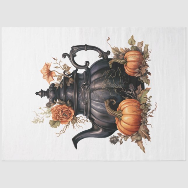 A Vintage Halloween Design Collection 30 Tissue Paper (Front)