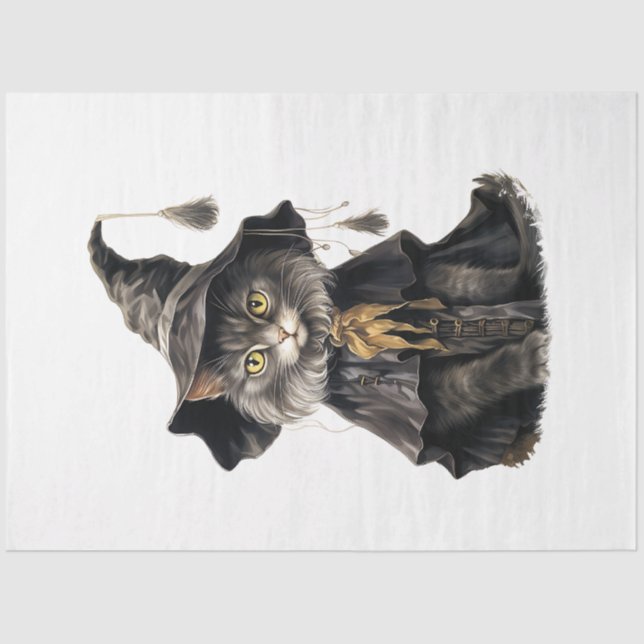 A Vintage Halloween Design Collection 7 Tissue Paper (Front)