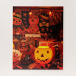 A Vintage Halloween Puzzle<br><div class="desc">The warm glow of a vintage Halloween! This is a detail from my 2017 Halloween display.</div>