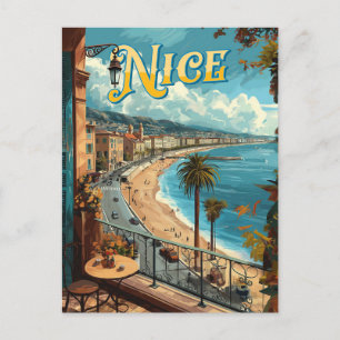 A Vintage Nice, France Postcard