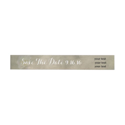 A Vintage Rose Romance Wrap Label Wraparound Address Label