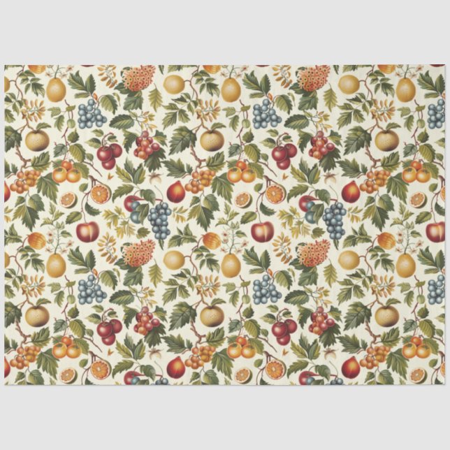A Vintage Spring Series Design #4 Tissue Paper (Front)
