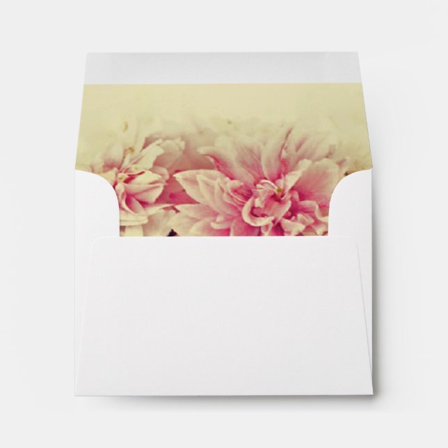 A Vintage Teacup of Flowers Envelope (Back (Bottom))
