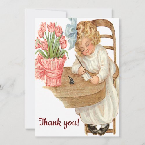 A Vintage Thank You Note