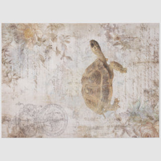 A Vintage Turtle Design Series #10 Tissue Paper