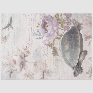 A Vintage Turtle Design Series #7 Tissue Paper