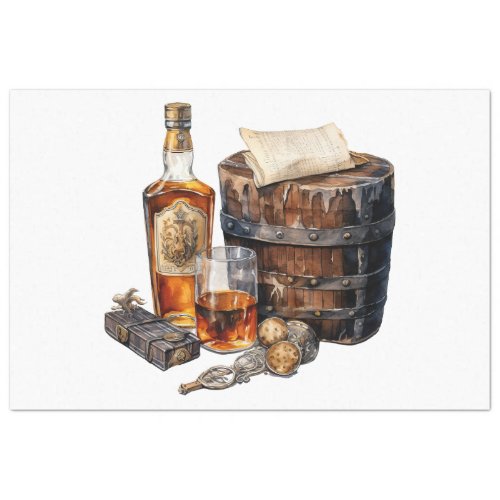 A Vintage Whiskey Design Series 13 Tissue Paper