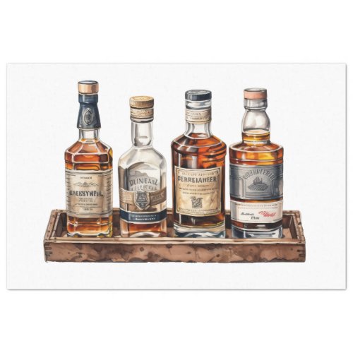 A Vintage Whiskey Design Series 14 Tissue Paper