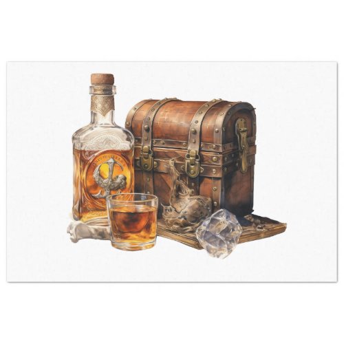 A Vintage Whiskey Design Series 16 Tissue Paper