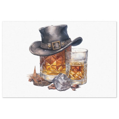 A Vintage Whiskey Design Series 17 Tissue Paper