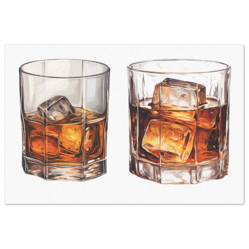 A Vintage Whiskey Design Series 1 Tissue Paper