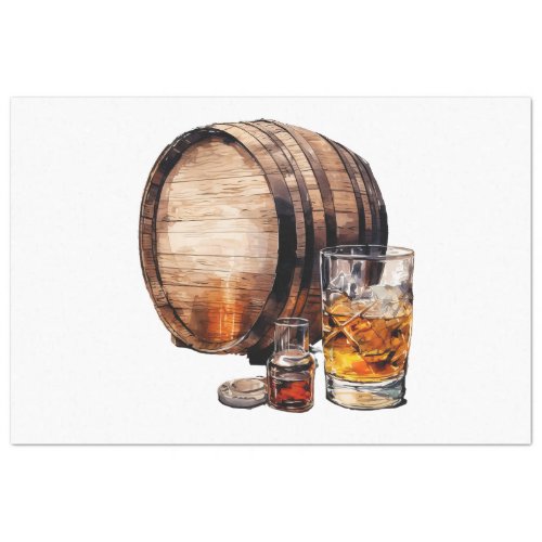 A Vintage Whiskey Design Series 9 Tissue Paper