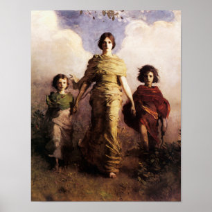 A Virgin by Abbott Handerson Thayer Poster