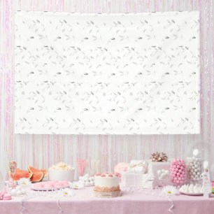 A visually appealing arrangement of white and gray banner