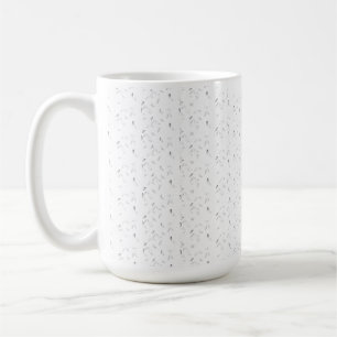 A visually appealing arrangement of white and gray coffee mug