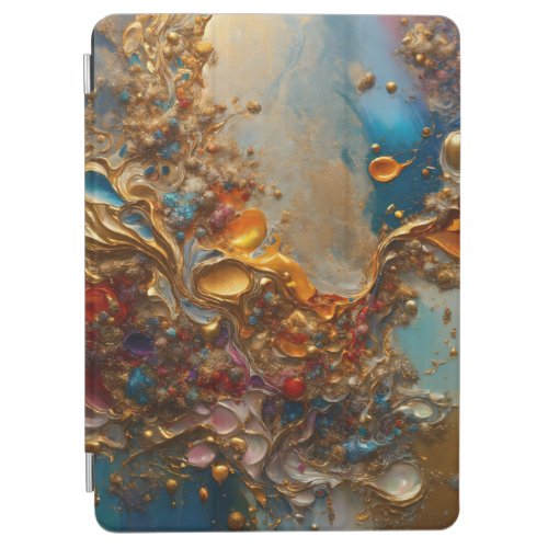 A Vivid Abstract Masterpiece in Oil and Water Ado iPad Air Cover