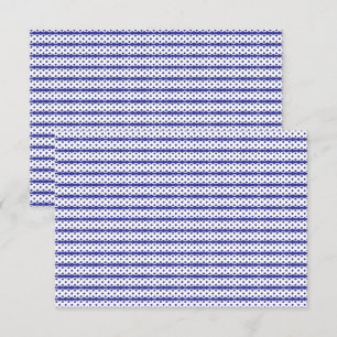 A vivid blue sky with scattered white clouds. thank you card