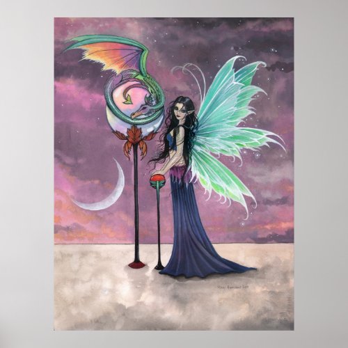 A Vivid Dream Fairy Dragon Poster