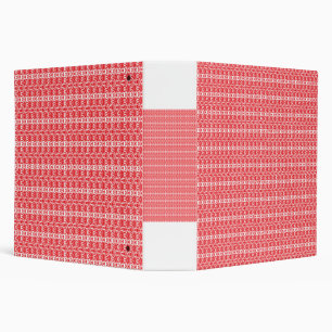 A vivid red and orange abstract design with swirli 3 ring binder