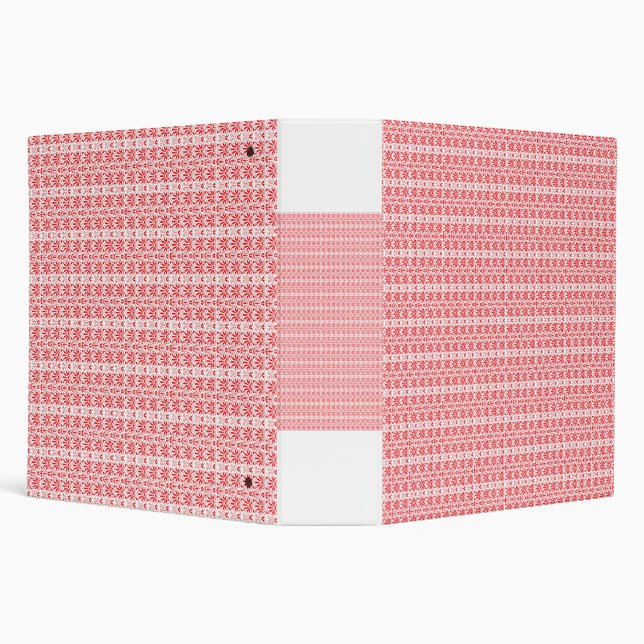A vivid red and orange abstract design with swirli 3 ring binder (Background)