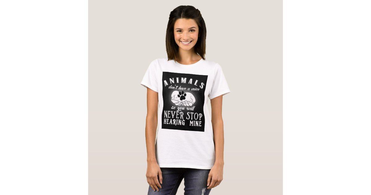 A Voice for Animals T-Shirt | Zazzle A Voice for Animals T-Shirt | Zazzle