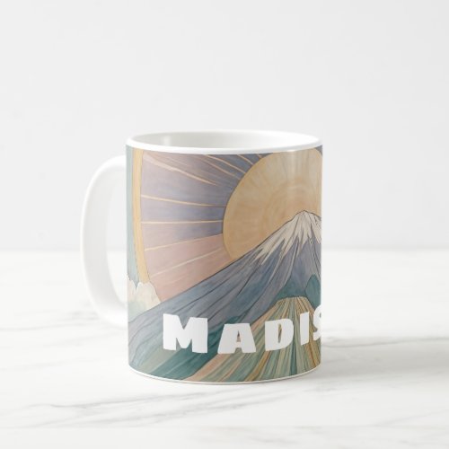 A Volcanic Serenade Personalized Coffee Mug