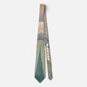 A Volcanic Serenade Personalized Neck Tie