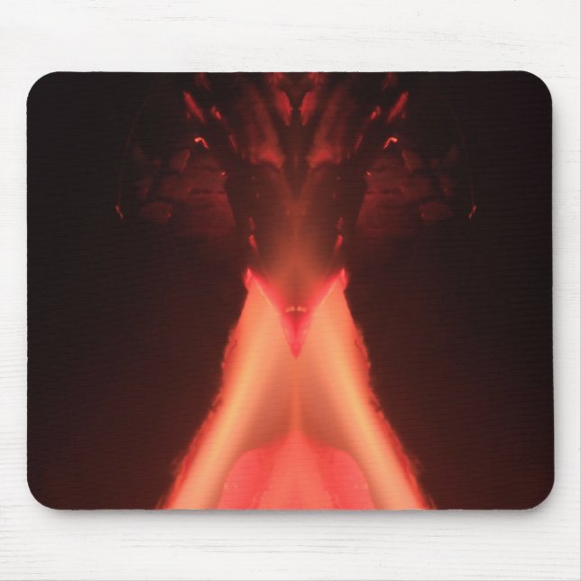 A Volcano of Fire Mouse Pad (Front)