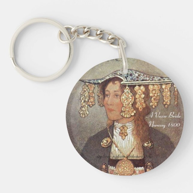 "A Vosse Bride" Keychain (Front)