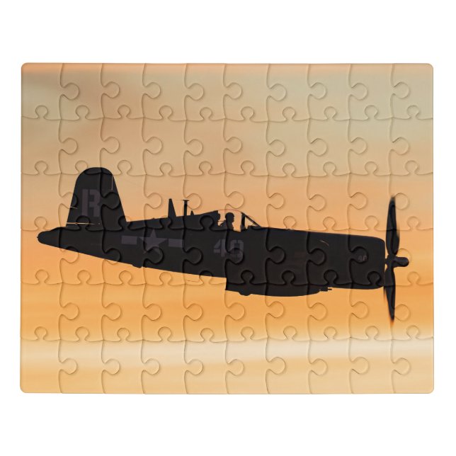 A Vought F4U Corsair Fighter Jigsaw Puzzle (Puzzle Horizontal)