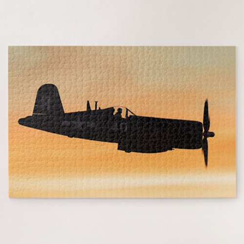 A Vought F4U Corsair Fighter Jigsaw Puzzle