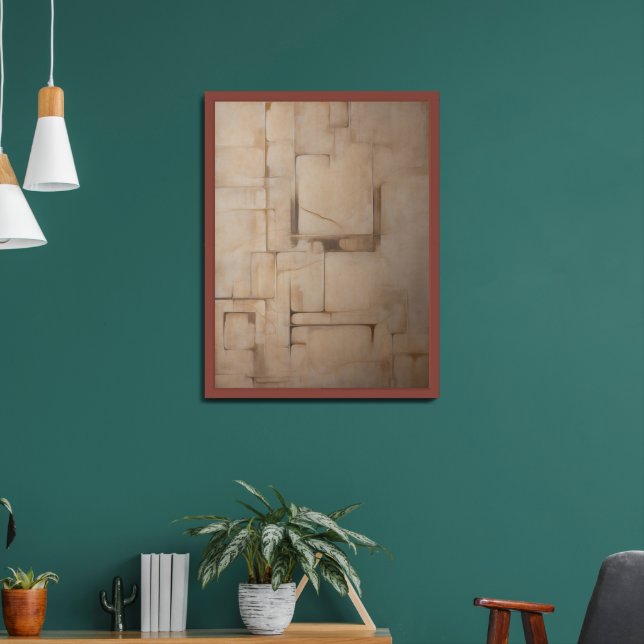 A Wabi-Sabi Vision Framed Art (Living Room 2)