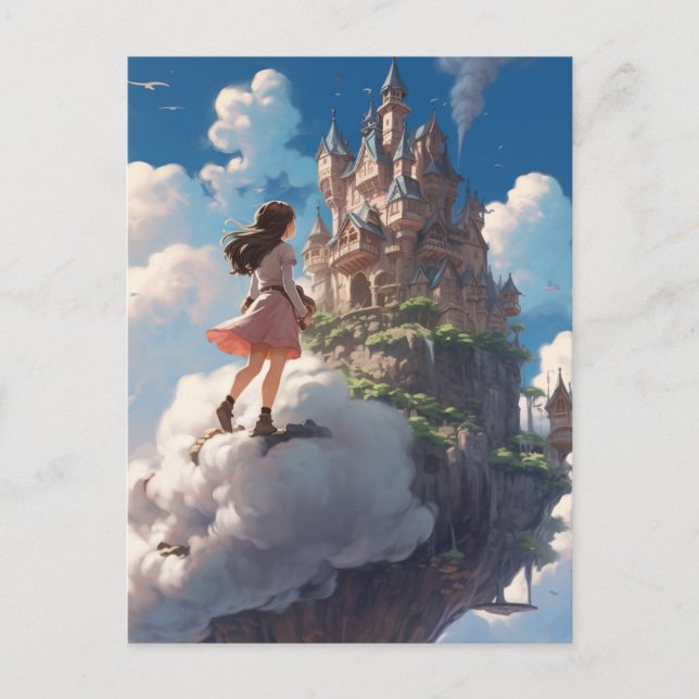 A walk in the clouds postcard (Front)