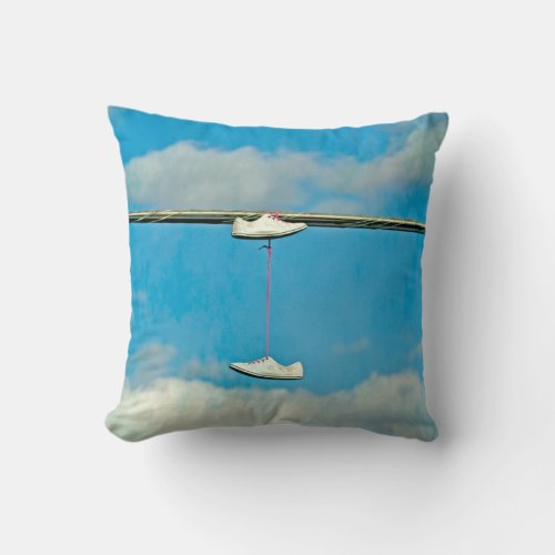 A Walk in the Clouds Throw Pillow