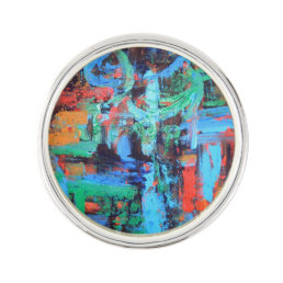 A Walk In The Forest-Abstract Wabi Sabi Art Pin