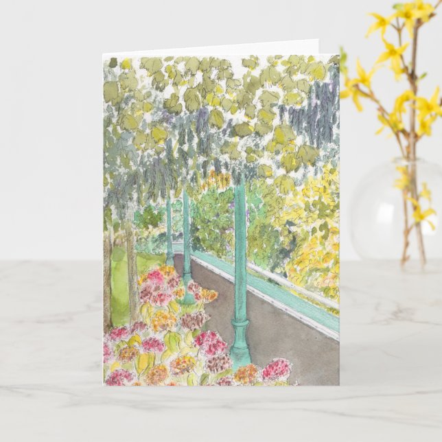 A Walk in the Park Card (Yellow Flower)