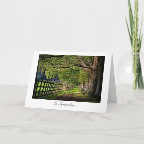 A Walk In The Park _ Deepest Sympathy Card