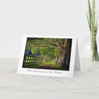 A Walk In The Park - Good Luck in your New Venture Card