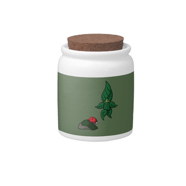 A Walk in the Woods Candy Jar (Front)