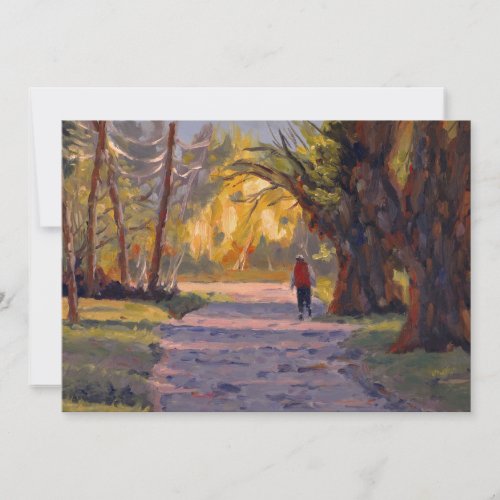 A Walk Into the Beautiful Light Card