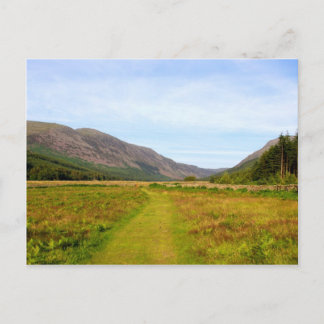 a walk into the valley postcard