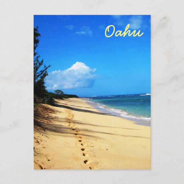 A Walk on Oahu Postcard (Front)