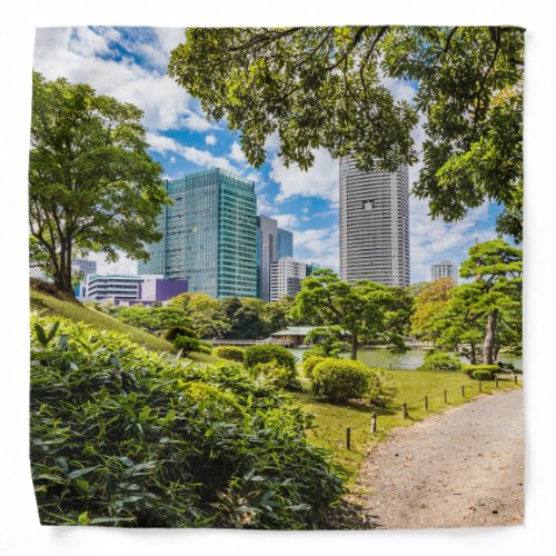 A walk through Hama Rikyu gardens Tokyo Bandana