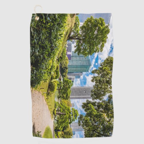 A walk through Hama Rikyu gardens Tokyo Golf Towel