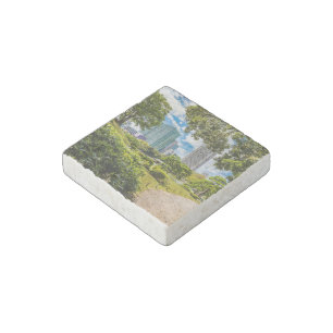 A walk through Hama Rikyu gardens, Tokyo Stone Magnet